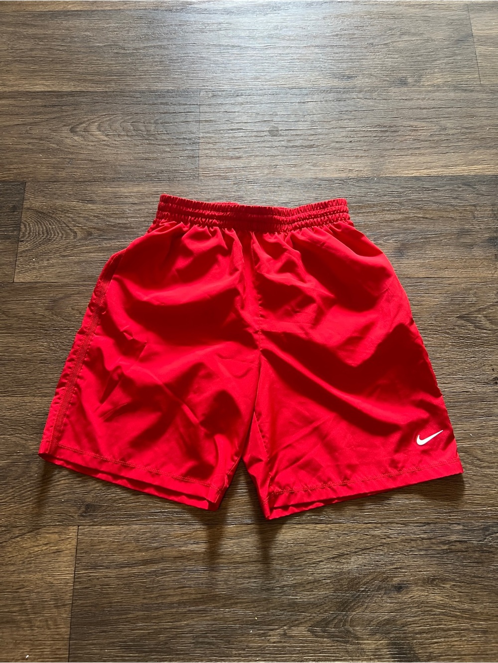 Nike Youth L Kids Red Athletic Shorts